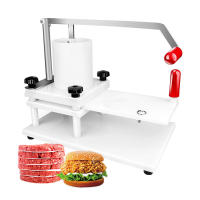 Commercial Hamburger Patty Maker, 5inch Manual Burger Forming Machine Burger Press ToolHousehold Kitchen Manual Hamburger Press Molding Patty Maker