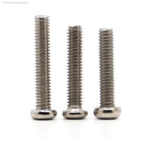 ✁ 50/100pcs M1.2 M1.4 M1.6 M2.5 M2 M3 M4 ISO7045 DIN7985 GB818 Nickel Plated Cross Recessed Round Pan Head Pm Screw Phillips Screw