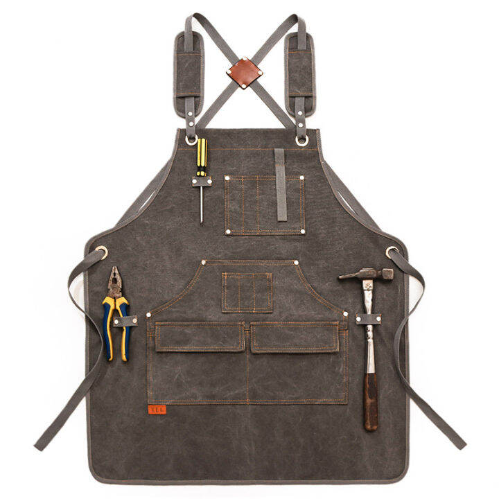 roast-coffee-apron-attendant-work-clothes-carpenter-apron-canvas-work-apron-barber-apron-restaurant-work-apron