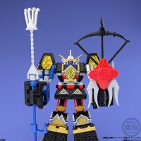 ฟิกเกอร์แอคชั่น SHODO SUPER Miniplin SMP MIGHTY MORPHIN Poneer RANGERS MEGAZORD NINJA โมเดลเคลื่อนไหวดั้งเดิมประกอบชุดประกอบโมเดล