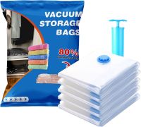 Vacuum Storage Bags Premium Sealer Bag for Organizer Blankets Bedding Clothing Compression Seal for Closet Storage Travel