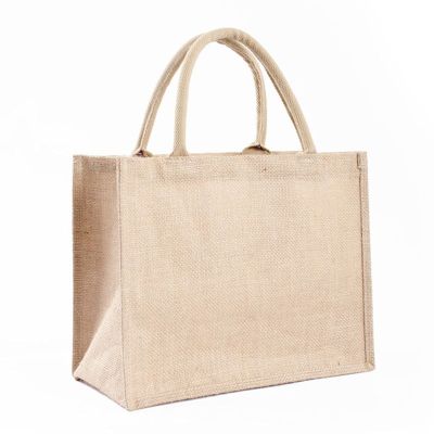 New Multifunction Jute Tote Reusable Foldable Shopping Bags Grocery Storage Pouch
