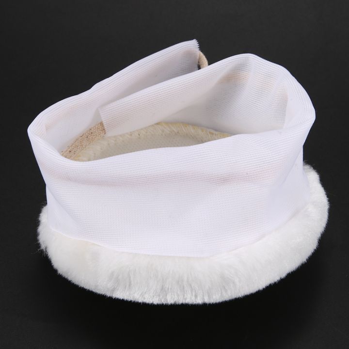 5pcs-polisher-buffer-kit-soft-wool-bonnet-pad-white-7-inch