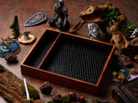 DND Dice Tray (Product does not include dice) | Dice Tray | Black Scale | Dungeons and Dragons Dice | DnD Dice Set | D&amp;D Dice