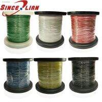 ◄▨ 26 28 30 32 34 AWG PTFE Wire Solder Micro Litz Stranded Wire OD 0.32mm 0.38mm 0.53mm 0.6mm 0.7mm Red Black White Grey Color 10m