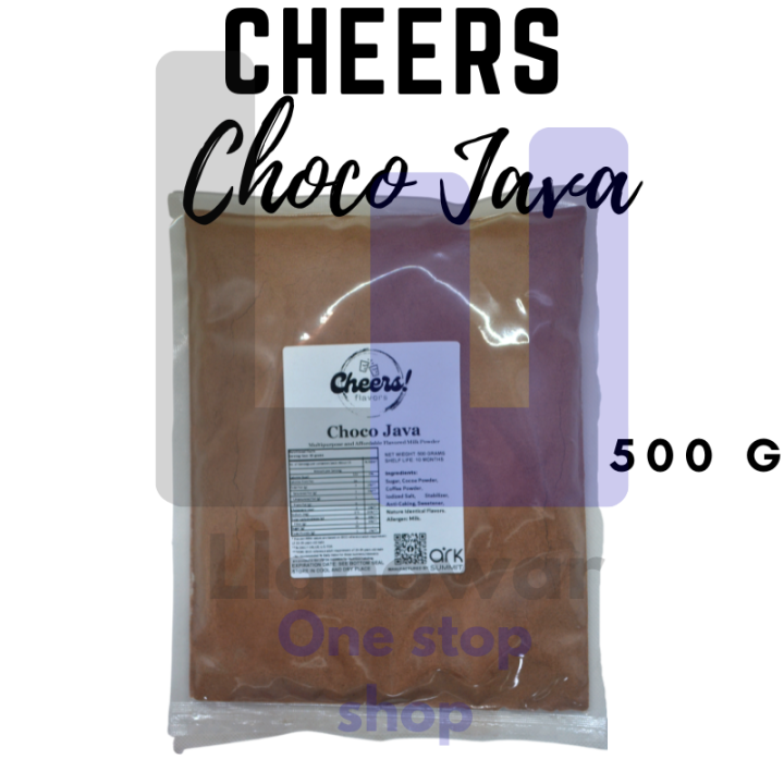 Cheers Choco Java Premium Powder Flavor 500g for MilkTea, Shakes and ...