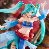 โมเดล อนิเมะ Hatsune Miku Dancer Hatsune Landscape Model Doll Princess MIKU Figure Model 21cm ตุ๊กตาโมเดล