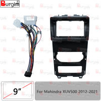 รถวิทยุ Fascias กรอบสำหรับ Mahindra XUV500 2012-2021 9นิ้ว2DIN สเตอริโอแผง16PIN สายไฟสายไฟอะแดปเตอร์เชื่อมต่อ