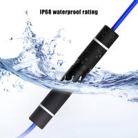 IP68 Rj45 Network Connector Outdoor Waterproof Gigabit Network Cable Straight-through Double Head Outdoor Lan Coupler Adapter Cables