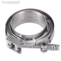 ☽ Stainless Steel 2.5 3 4 Quick release V Band Clamp 63mm 76mm Turbo Exhaust Pipe Vband Clamp Male Female Flange V Clamp Kits