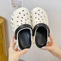 MHYTY Couples Croc mens and womens garden shoes Baotou tow EVA beach shoes Breathable slippers non-slip