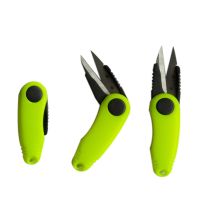 Fold Scissor Shrimp-Type Stainless Steel Fish Use Scissor Fishing Line Cut Clipper Multi-Purpose Fishing Tackle Colors Available Accessories