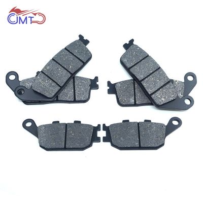 ﹍℗ For Kawasaki Z750 Z 750 ZR750 2007 2008 2009 2010 ABS 2007-2009 Front Rear Brake Disc Pads Set Kit