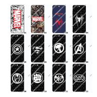 เคสโทรศัพท์  Huawei P10 / P10 Lite / P10 Plus / P10 Pro เคสสกรีน รวมลาย LOGO MARVEL AVENGER