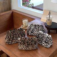 【CW】♚✘  Ins Leopard Large Capacity Makeup Fashion Multifunction Organizers Washing Storage