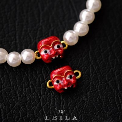 Leila Amulets พรานบุญ รุ่นพิเศษ Baby Leila Collection สีแดง (พร้อมกำไลสวยงามตามรูป)