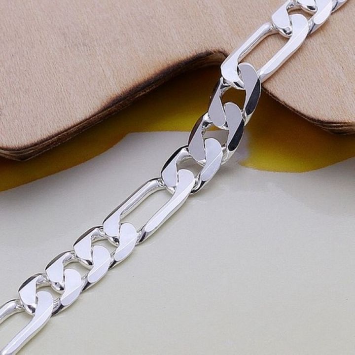 wedding-nice-gift-925-sterling-silver-6mm-chain-men-women-jewelry-fashion-beautiful-bracelet-free-shipping