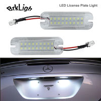 2pcs No Error LED License Plate Light Car Accessories For Mercedes Benz G-Class G500 G550 G55 G63 G65 AMG W463 Number Plate Lamp