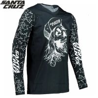 Santa cruz enduro downhill jersey mountain bike mtb mx motocross bmx racing dh long sleeve cycling mtb fox polera mtb