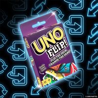 Mattel Games UNO FLIP! การ์ดเกม อูโน่ ฟลิป  รุ่นGDR44 UNO FLIP CARD ไพ่อูโน่ กล่องม่วง เกมวงเหล้า TY719