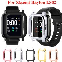 For Haylou LS02 Case Plating Bumper Shockproof Protective Cover Hard Protector Shell For Haylou Smart Watch 2