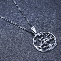 Silver Jewelry Pendant Necklace For Women Lucky Tree Of Life Silver Necklace Jewelry Choker Chain necklace