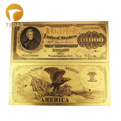 ยอดขายใหญ่ของสหรัฐอเมริกาประธานาธิบดีโดนัลด์ทรัมป์ดอลลาร์ชุดสะสมธนบัตร $1000ธนบัตรชุบทอง