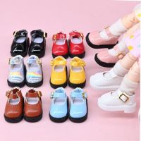 【YF】✜℡  6 Points BJD Shoes for Dolls Feet Length 4cm 30cm Small Leather Sneakers Accessories