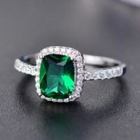 S925 Sterling Silver Rings Natural Sapphire Gemstones Opal Birthstone Bride Princess Wedding Strange Ring