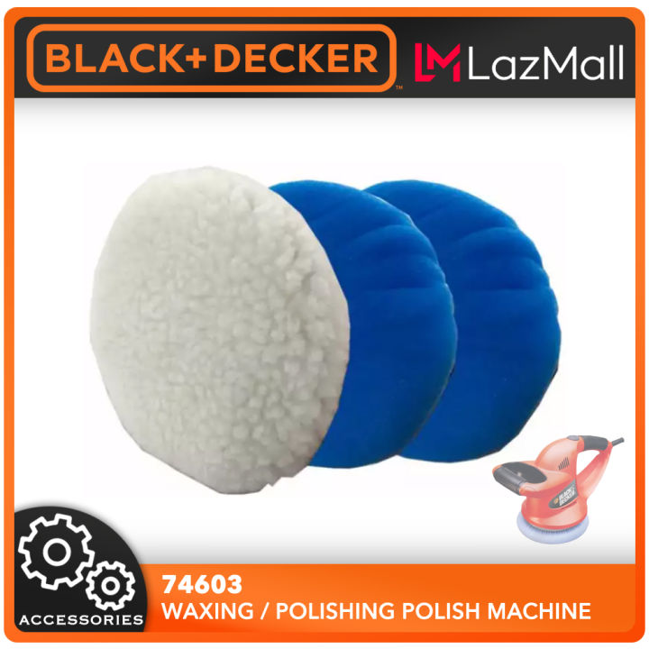 BLACK & DECKER Car Polisher Pad 74-603-QU Polishing Multi Pack (74-603,  KP600)