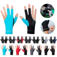 1pc Billiard Pool Gloves Breathable Open Finger Snooker Pool Gloves Antiskid Smooth Soft Portable Reusable Training Accessories