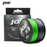 JOF X8 150M 300M 500M Braided Fishing Line 8 Strands MultiColor Multifilament Saltwater PE Line15 20 30 40 60 80 100LB