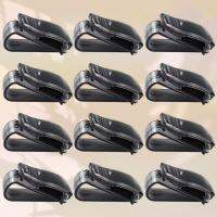 20pcs Versatile Car Glasses Holder Sunglasses Bracket Creative Storage Clip for Car (Black) Eyewear case