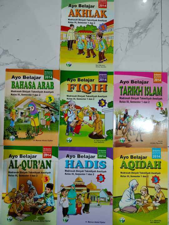 Paket Buku Madrasah Diniyah Takmiliyah Awaliyah MDTA Kelas 3 Semester 1 ...