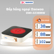 Bếp hồng ngoại Daewoo DWI-2238MW công suất lớn 2200w mặt ceramic cường lực
