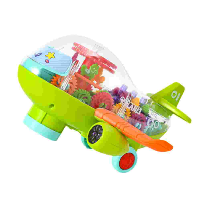 เครื่องบินแบบพกพาเด็กวัยหัดเดินดนตรีเครื่องบินการศึกษาเครื่องบินรุ่นสำหรับเด็ก