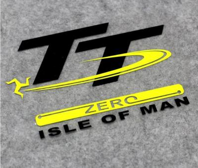 【CW】 Reflective Isle Of Man Motorcycle  Stickers Manx T/T Tourist Trophy Decal Road Race Accessories