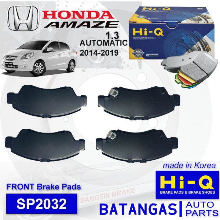 Brake Pads Front Honda AMAZE 20142019 SP2032 Lazada PH
