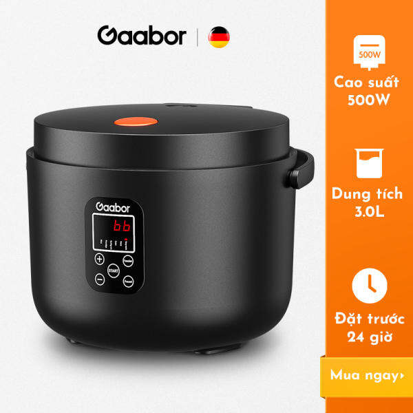 Nồi cơm điện thông minh Gaabor GR-S30A dung tích lớn 3 lít (lòng nồi 1.2 lít) – 500W
