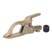 Welding Ground Clamp 35mm Opening Brass Good Conductivity Oxidation Resistance 500A Allowable Ground Clip