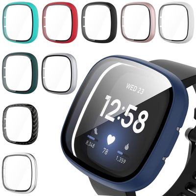 PC Matte 360 Screen Protector Cover Case For Fitbit Versa 3 / Sense Smart Sprots Watch Bumper Shell Cases Cases Cases
