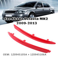 ไฟ1Z0945105A สะท้อนแสง Bemper Belakang ซ้าย + ขวา1Z0945106A สำหรับ Skoda Octavia A6รถเก๋ง2009-2013