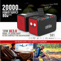【Original Product】Solar P-Ower เครื่องกำเนิดไฟฟ้าแบบพกพา P-Ower สถานี80W,AC P-Ower B-Ank ที่ชาร์จแล็ปท็อป