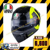 หมวกกันน็อค AGV K3-SV BOLLO 46 BLACK/YELLOW *พร้อมส่ง สินค้าในประเทศ ได้รับสินค้าแน่นอน 1-3 วัน