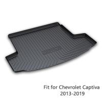 1Set Car Cargo rear trunk mat For Chevrolet Captiva 2013 2014 2015 2016 2017 2018 2019 Waterproof carpet Anti-slip mat