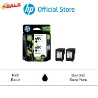 HP 680 Black Ink Cartridge 2-Pack DeskJet 2675 / 2676 / 2677 / 3786 / 5076 / 5275 / 5276 #หมึกเครื่องปริ้น hp #หมึกปริ้น   #หมึกสี   #หมึกปริ้นเตอร์  #ตลับหมึก