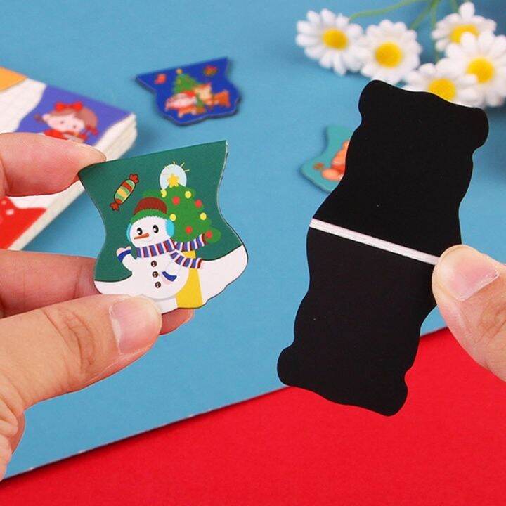 10pcs-chritmas-magnetic-bookmarks-non-slip-book-page-clip-book-page-mark-christmas-party-favors-for-kid-student-rewards