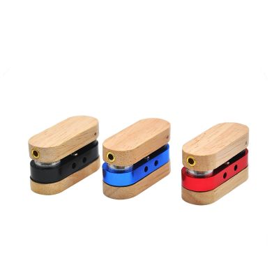 [COD] Wood creative pipe 360° rotation portable pipe