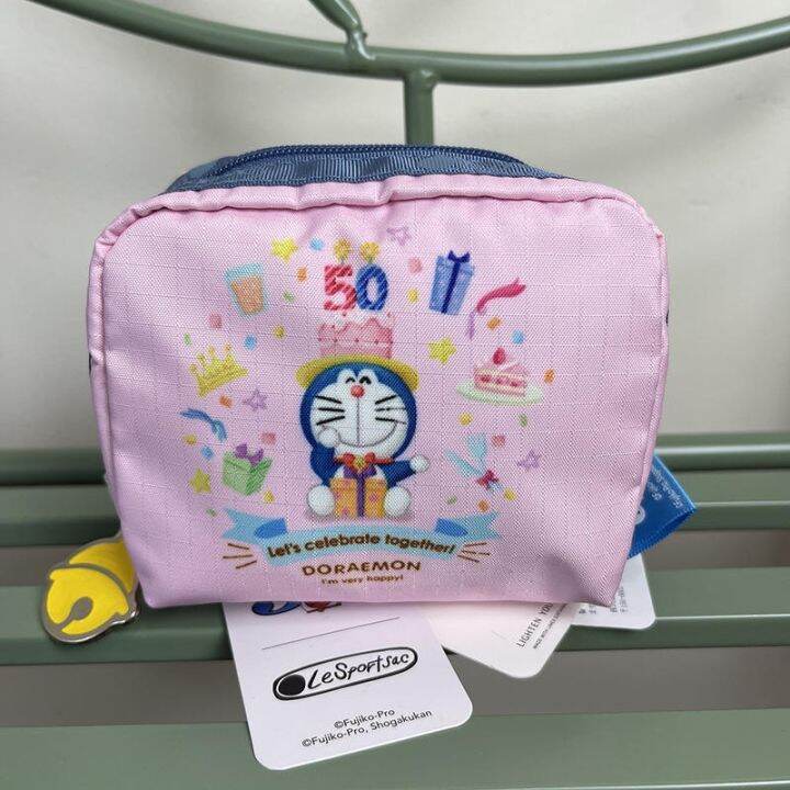 fm-lesportsac-2021ฤดูร้อนร่วมพิมพ์กระเป๋าสะพายกระเป๋าเครื่องสำอางกระเป๋าmessengerลำลอง7507g796