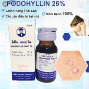 Chính Hãng Thái Lan Chấm Mụn Cóc podophylin Thái Lan 15ml